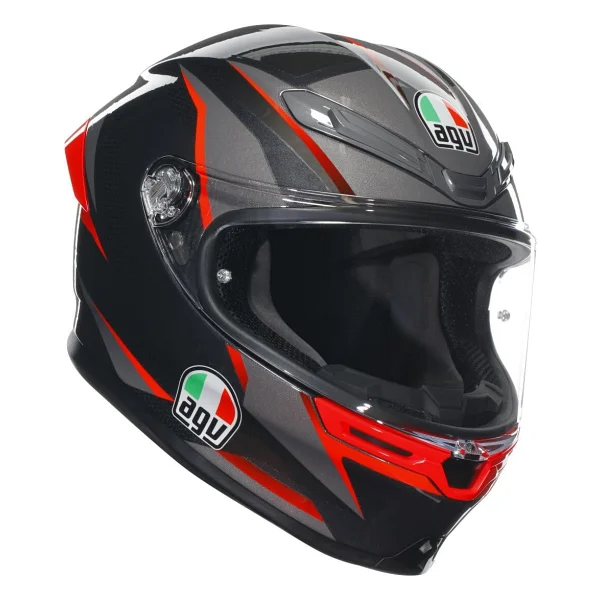 Agv K6 S Full Face Mat Siyah Motor Kaskı - Görsel 9