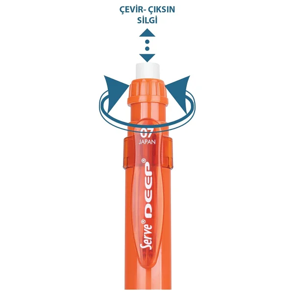 Serve Deep Toprak Serisi Kiremit 0.7 Mm Uçlu Kalem - Görsel 2