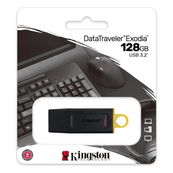 Kingston Exodia USB 3.2 Gen1 Dtx/128gb 128 GB Flash Bellek - Görsel 7