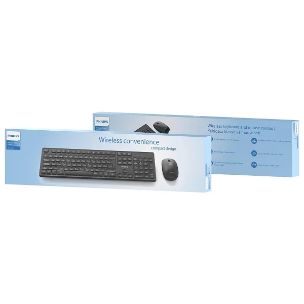 Philips Spt6318 Kablosuz Klavye Mouse Seti - Görsel 9