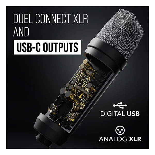 Rode NT1 5th Generation XLR/USB Siyah Condenser Mikrofon - Görsel 7