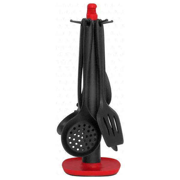 Valletta Claris Standlı 7 Parça Spatula Set Siyah - Görsel 4