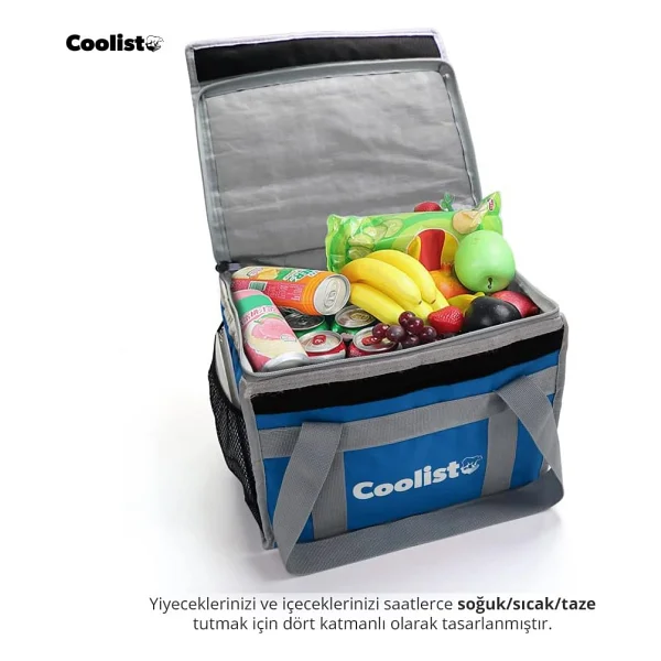 Coolist Cl36b Mavi 36 Lt Katlanabilir Termos Çanta - Görsel 6