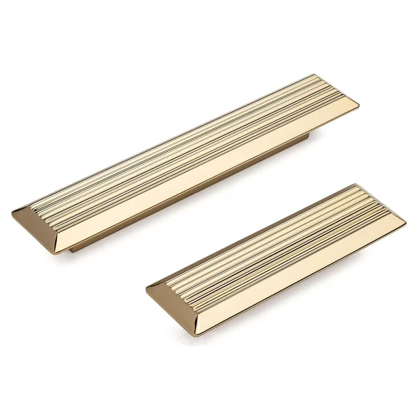 System 9012 Line-Çizgili Kulp Altın Renk Tek Adet 224 mm - Görsel 3