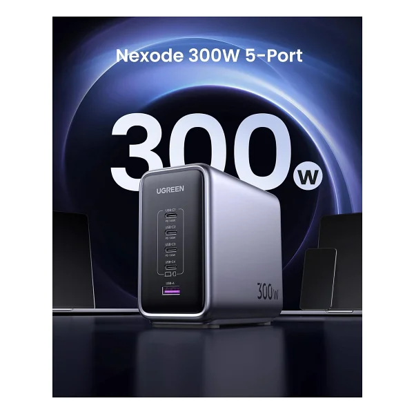 Ugreen Nexode 300 W Hızlı Şarj Adaptörü - Görsel 2