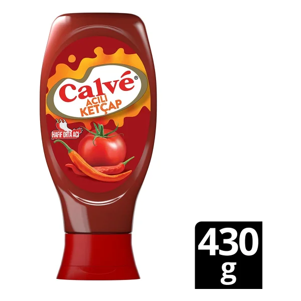 Calve Acılı Ketçap 400 Gr - Görsel 2