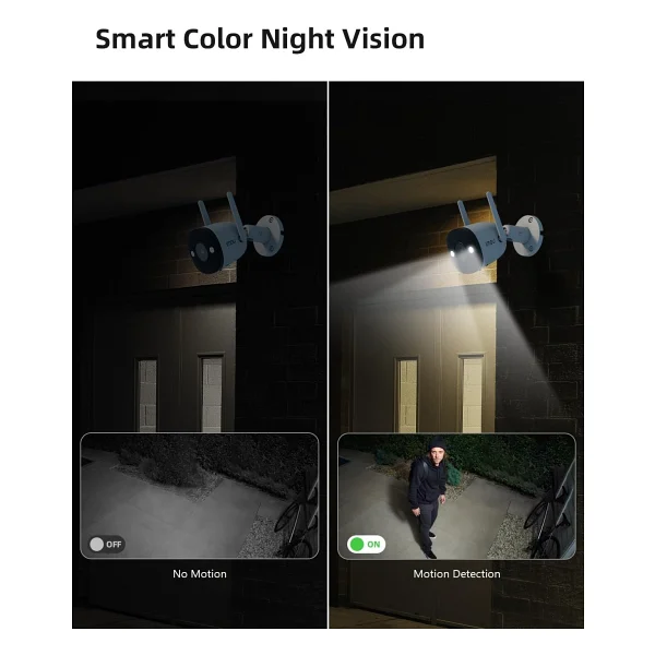 Imou 2E IPC-K3DP-3H0WF Bullet 3 MP 3.6mm Gece Görüşlü IP Wi-Fi Güvenlik Kamerası - Görsel 7
