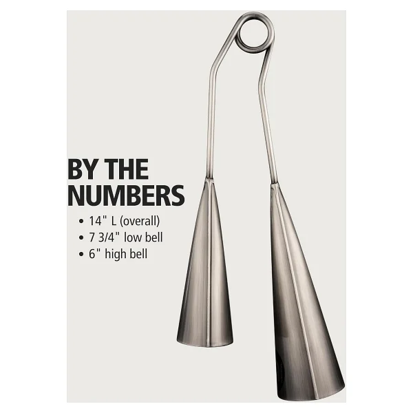 Meinl Stbag2 Çelik Agogo (Large) - Görsel 5