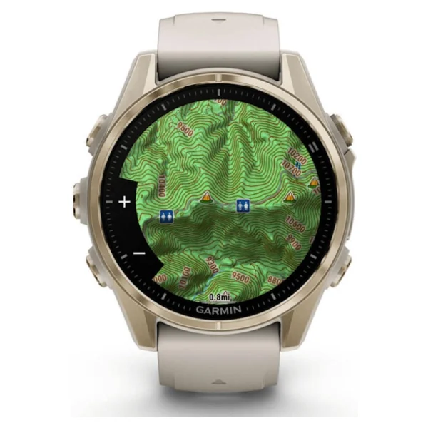 Garmin Fenix 8 43mm AMOLED Altın Akıllı Saat - Görsel 6