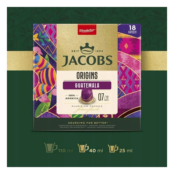 Jacobs Origins Guatemala Kapsül Kahve 18'li - Görsel 6