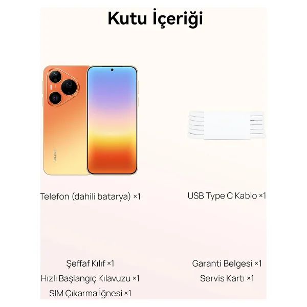 Huawei Pura 90s Pro 512 GB Turuncu - Görsel 6