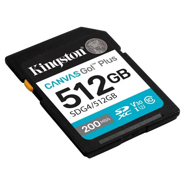 Kingston Canvas Go! Plus SDG4/512GB Class 10 UHS-I U3 V30 512 GB Hafıza Kartı - Görsel 3