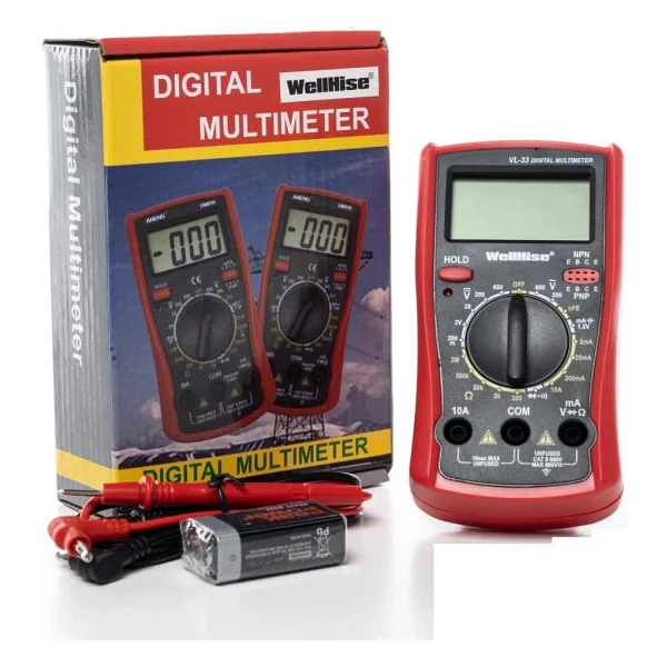 Wellhise Vl-33 Dijital Multimetre - Görsel 3