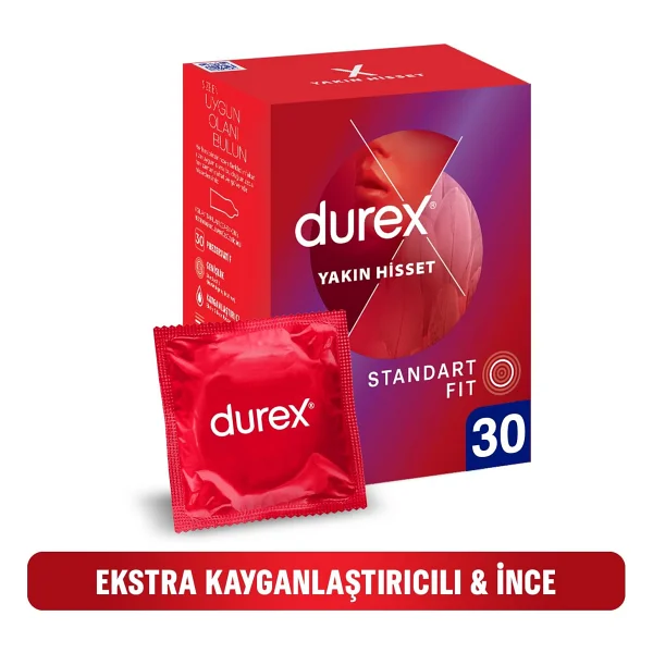 Durex Yakın Hisset Standart Fit 30'lu Prezervatif - Görsel 2