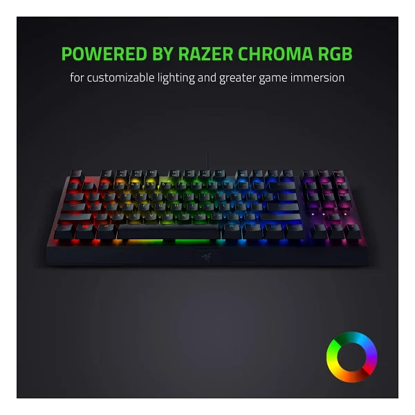 Razer BlackWidow V3 TKL RGB Yellow Switch Kablolu Mekanik Oyuncu Klavyesi - Görsel 5