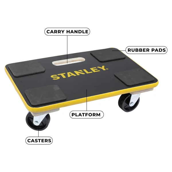 Stanley Ms573 200 Kg 60x45 Cm Dört Tekerli Yük Ve Paket Taşıma Arabası - Görsel 4