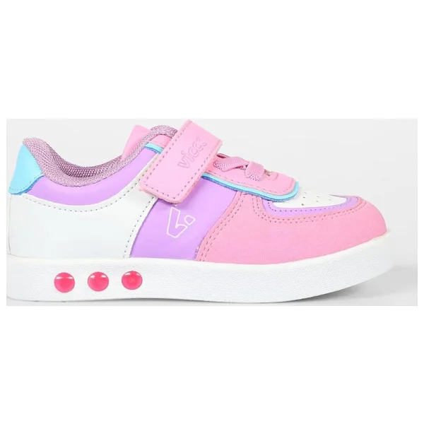 Vicco Sam 313.B21k.130-06 Pembe Işıklı Bebek Sneaker - Görsel 2