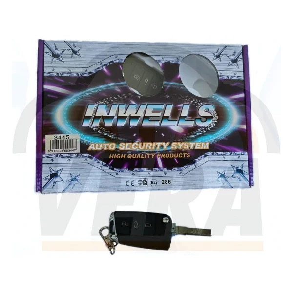 Sustalı Kumandalı Inwells 3445 12 Volt Oto Alarm Yeni Anahtar - Görsel 3