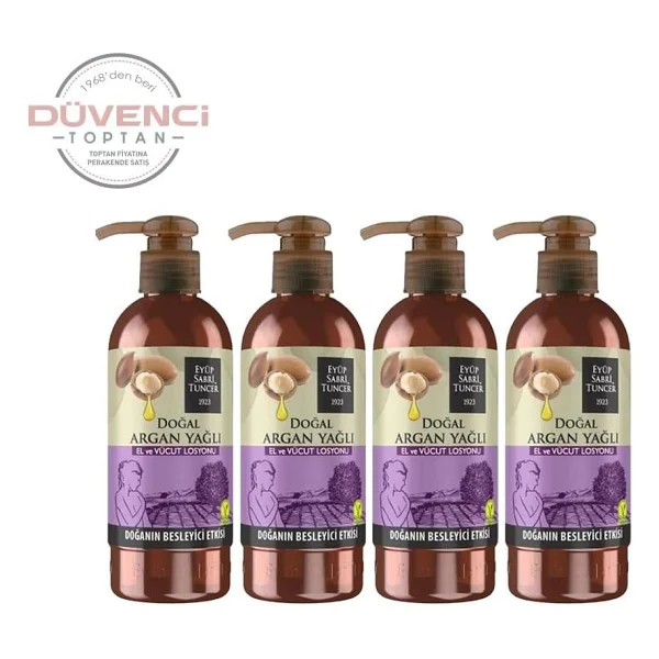 Eyüp Sabri Tuncer Doğal Argan Yağlı El Ve Vücut Losyonu 250 Ml 4 Adet - Görsel 2