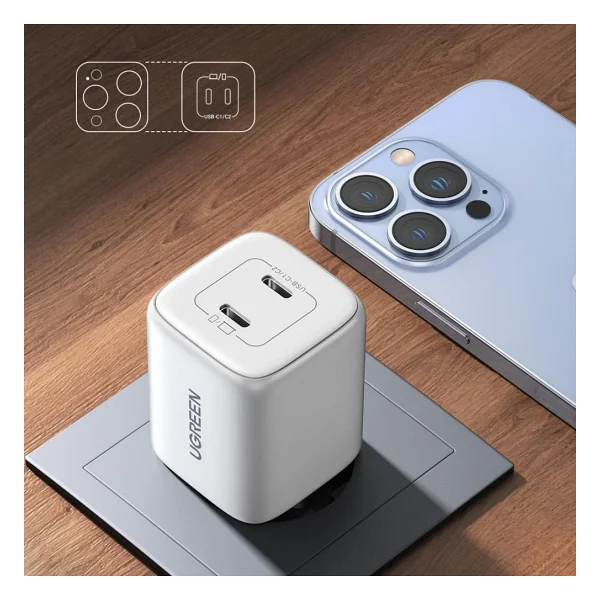 Ugreen Nexode 45 W Type-C Hızlı Şarj Adaptörü - Görsel 5