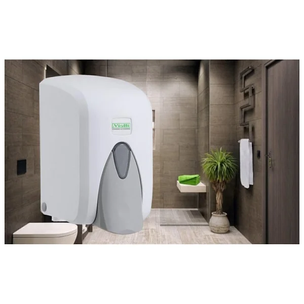 Vialli S5 500 Ml Beyaz Sıvı Sabun Dispenseri - Görsel 2