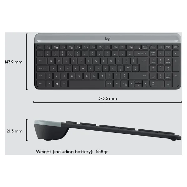 Logitech K580 Slim Q Kablosuz Klavye - Görsel 8