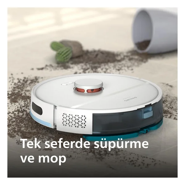 Philips 2000 Serisi Xu2100/25 Çöp İstasyonlu Akıllı Robot Süpürge - Görsel 2