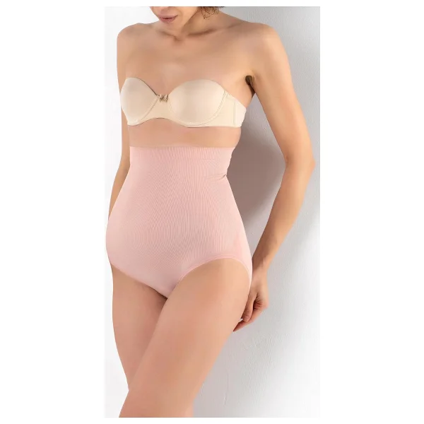 Doremi Yüksek Bel Çıtçıtlı Hamile Slip Pembe S-M - Görsel 6