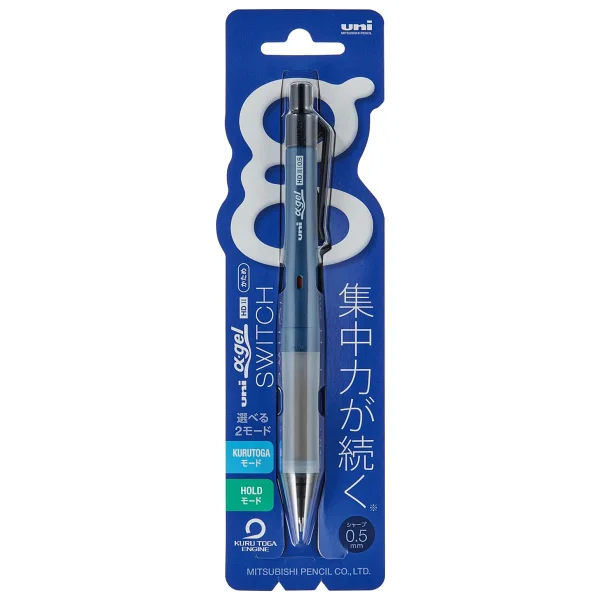 Uni Alpha-Gel Switch Mekanik Kalem, 0,5 Mm, Lacivert Gövde (M51009gg1p.9) - Görsel 2