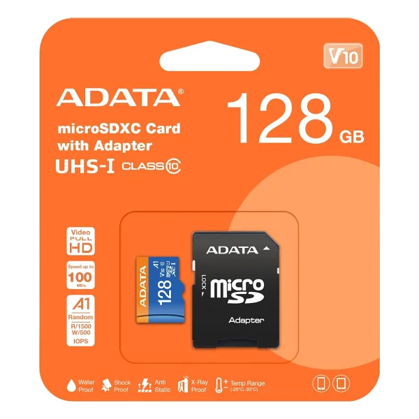 Adata Premier 128 GB 100 MB/S Uhs-I Class 10 Dx128guıcl10a1-Ra1 Micro Sd Kart - Görsel 3