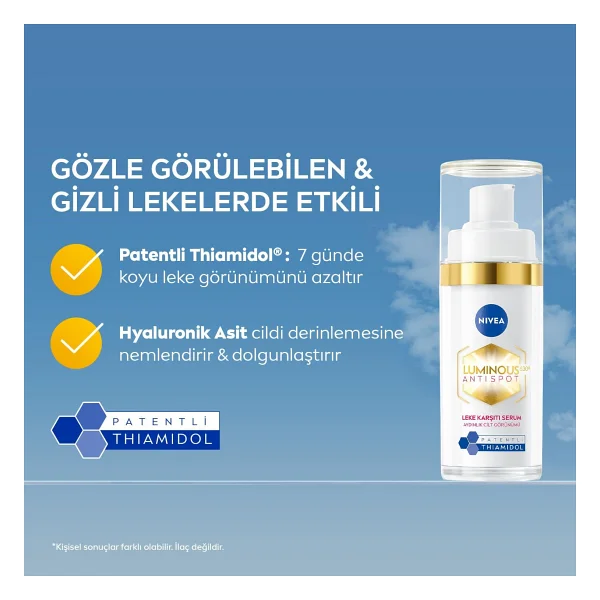 Nivea Luminous630 Thiamidol Leke Karşıtı 30 Ml Yüz Serumu - Görsel 4