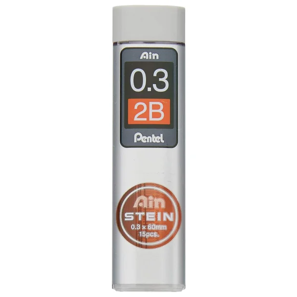 Pentel Mekanik 2B Kurşun Kalem Ucu, 15 Adet, 0.3 mm - Görsel 3