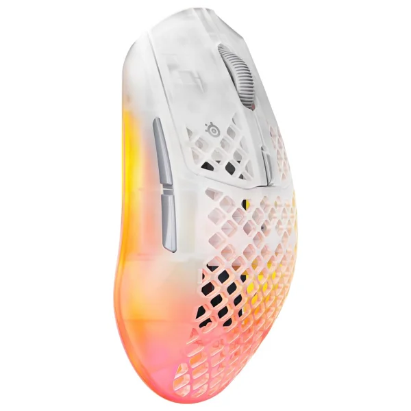 Steelseries Aerox 3 Wireless Gen 2 4K Ghost RGB Şarjlı Ergonomik Optik Kablosuz Oyuncu Mouse - Görsel 5