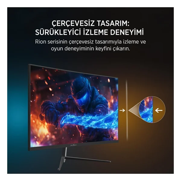 James Donkey Rion R10 24" 1 Ms Full HD Curved 144 Hz Oyuncu Monitörü - Görsel 8