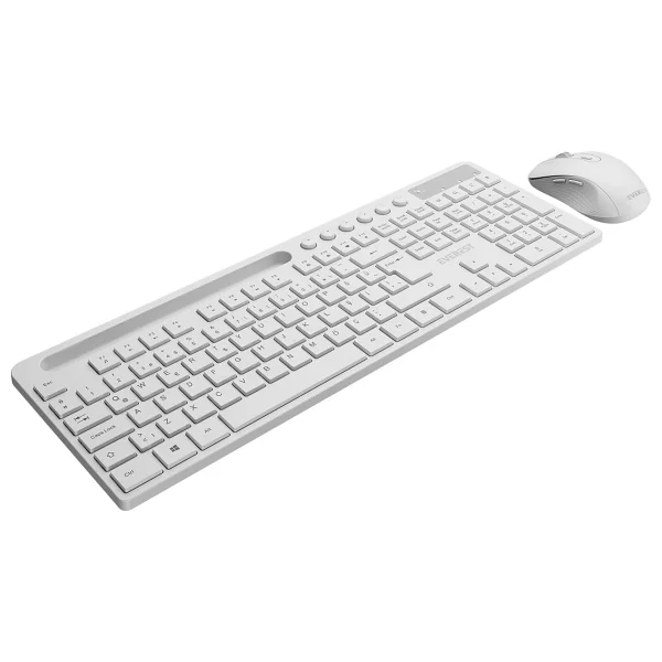Everest KM-730 Beyaz Kablosuz Klavye Mouse Seti - Görsel 5