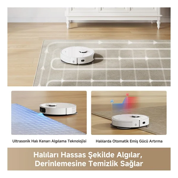 Dreame L40 Plus Çöp İstasyonlu Akıllı Robot Süpürge - Görsel 4