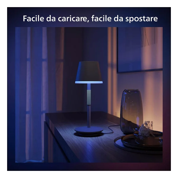 Philips Hue Go Belle Taşınabilir Akıllı Masa Lambası - Görsel 4