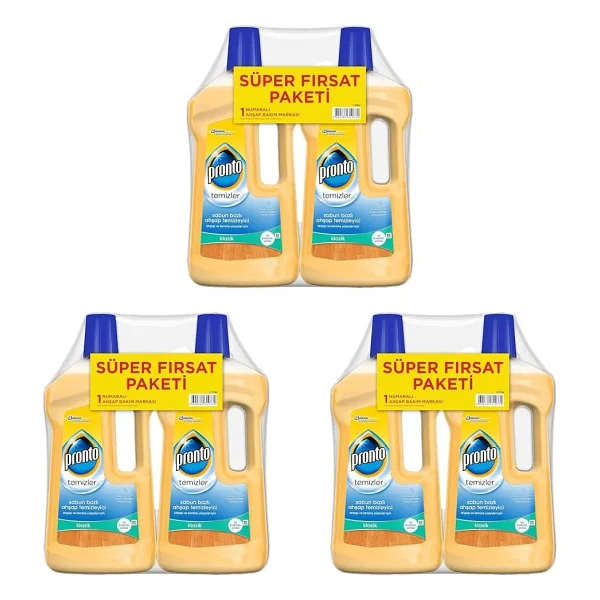 Pronto Sabun Bazlı Ahşap Temizleyici Klasik (1 x 2500 mL) - Görsel 6