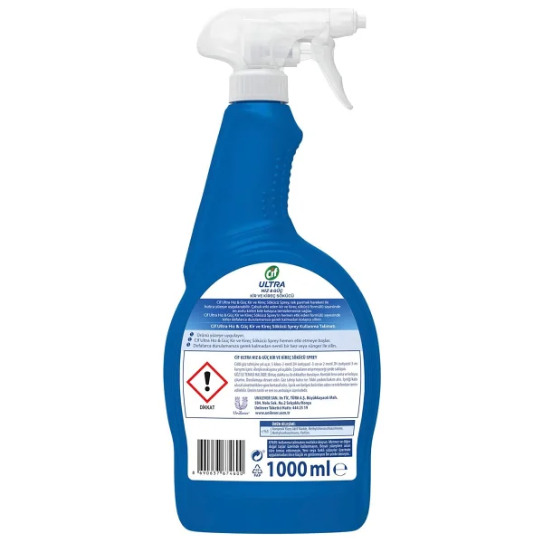 Cif Ultra Hız & Güç Kireç Sökücü Sprey 1000 Ml - Görsel 3
