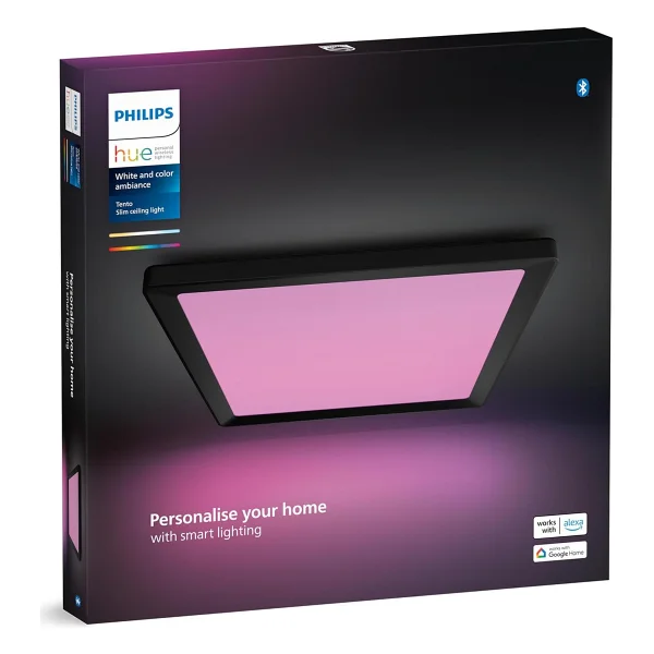 Philips Hue Tento 40x40 Cm Akıllı LED Panel Armatür - Görsel 5