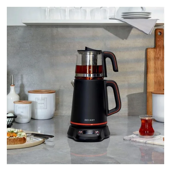 Dexart Perfecttea Dx-1321-Bl 2200 W Siyah Çay Makinesi - Görsel 4