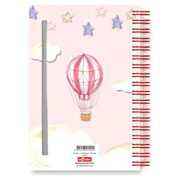 LE COLOR Bebek Anı ve Anne Hamile Albümü Kız+ 241 Sticker - Görsel 2