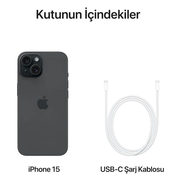 iPhone 15 256 GB Siyah - Görsel 6