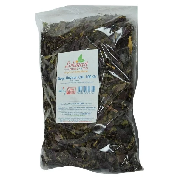 Lokman Avm Doğal Reyhan Otu Mor 100 G - Görsel 4