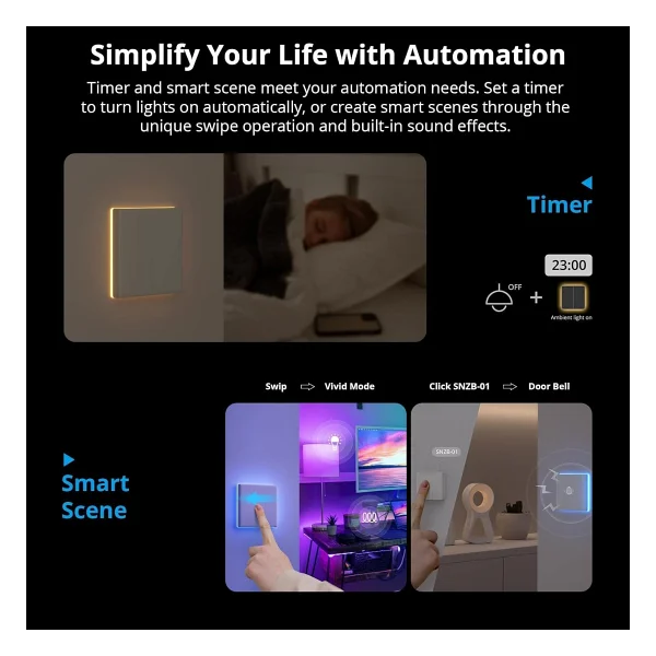 Sonoff TX Ultimate T5-4C 4 Kanallı Wi-Fi Akıllı Anahtar - Görsel 4