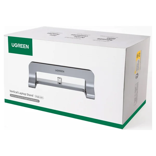 Ugreen Dikey Bilgisayar Standı, Çift Yuvalı Ayarlanabilir Alüminyum Laptop Standı, MacBook Air/Pro, Windows Dizüstü Bilgisayarlar, 13-17 İnç Laptoplar İle Uyumlu Masaüstü Tutucu - 20471 - Görsel 9