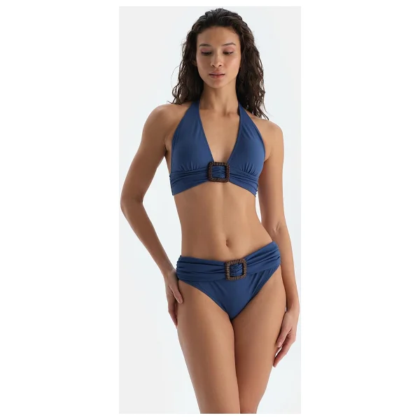 Dagi Kadın Üçgen Geniş Bikini Üst, Örme, Çok Renkli, 40 - Görsel 5