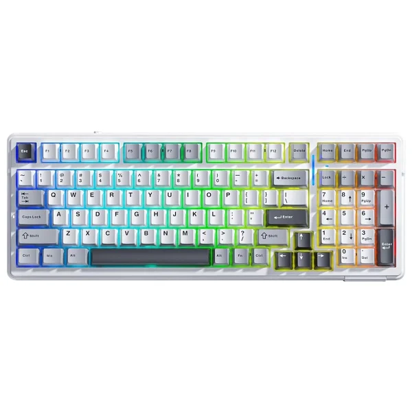 Aula F99 Lacivert RGB Graywood V3 Switch Kablolu/Kablosuz Mekanik Oyuncu Klavyesi - Görsel 8