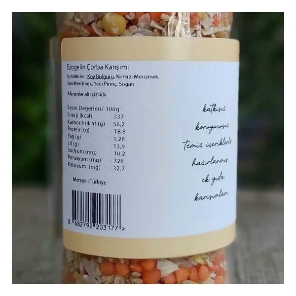 Og Natural Ezogelin Çorbası 180 Gr - Görsel 2