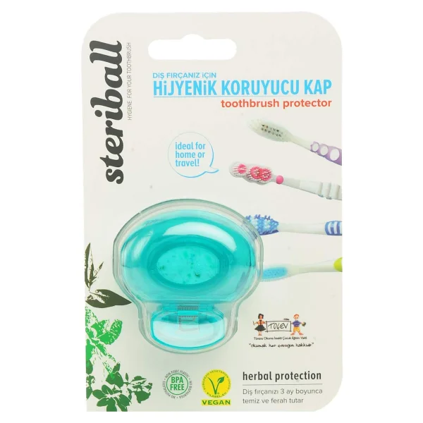 Steriball Diş Fırçası Koruma Kabı Mor - Görsel 4